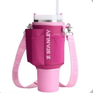 NWT Stanley All Day 40 oz Quencher Carry-All in fuscia